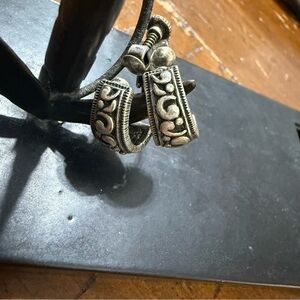 Napier Vintage Silver Clip On Earrings